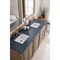 James Martin Vanities Bristol 72in Double Vanity, Whitewashed Walnut w/ 3 CM Charcoal Soapstone Quartz Top 157-V72-WW-3CSP - alternate 2